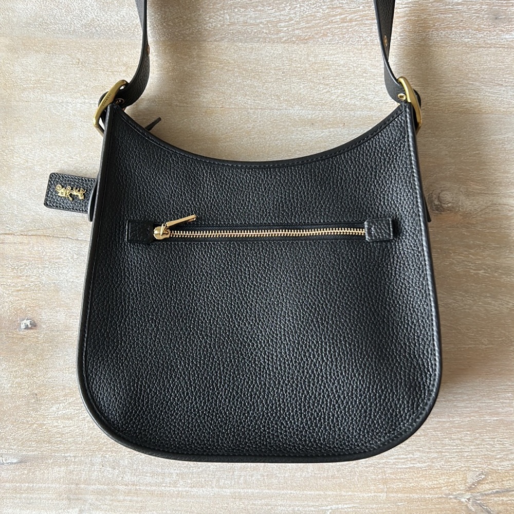 Coach Black Leather Shoulder Bag - Picture 6 of 8